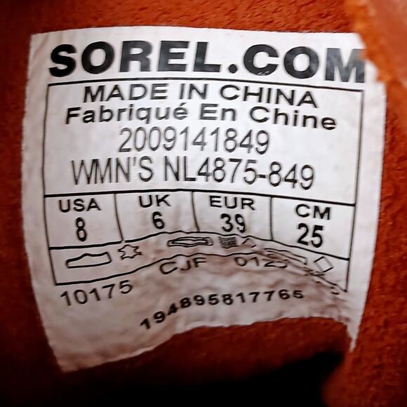 Sorel Women's SZ 8 Hi-Line Waterproof Lace-Up Boot In Warp Red NWOT - Picture 9 of 9